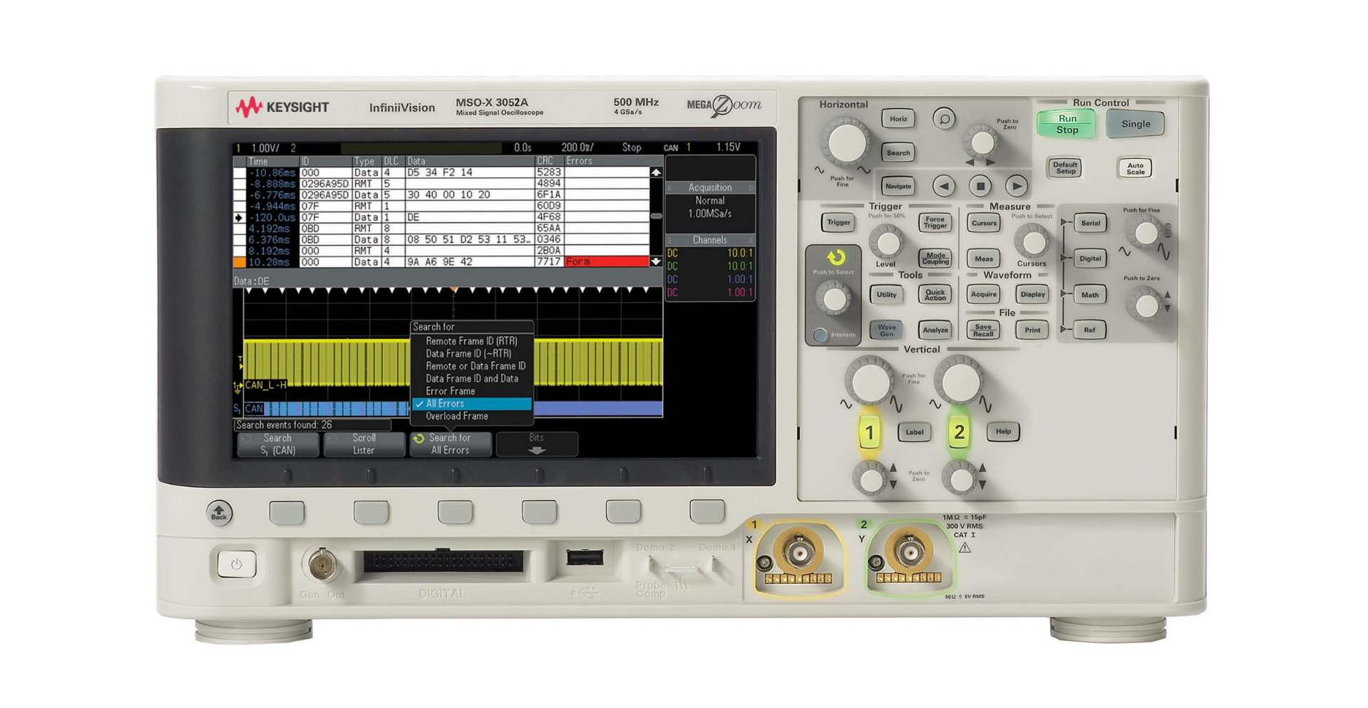 키사이트 MSOX3052A 오실로스코프