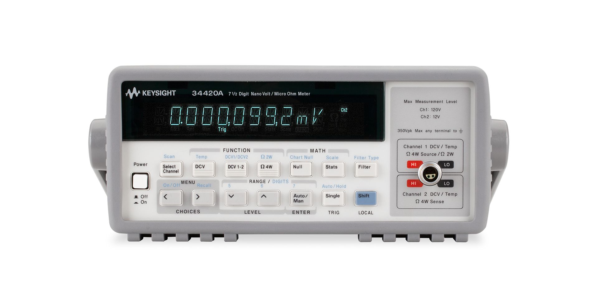 키사이트 34420A 나노-볼트 / 마이크로-옴 미터 7.5디지트