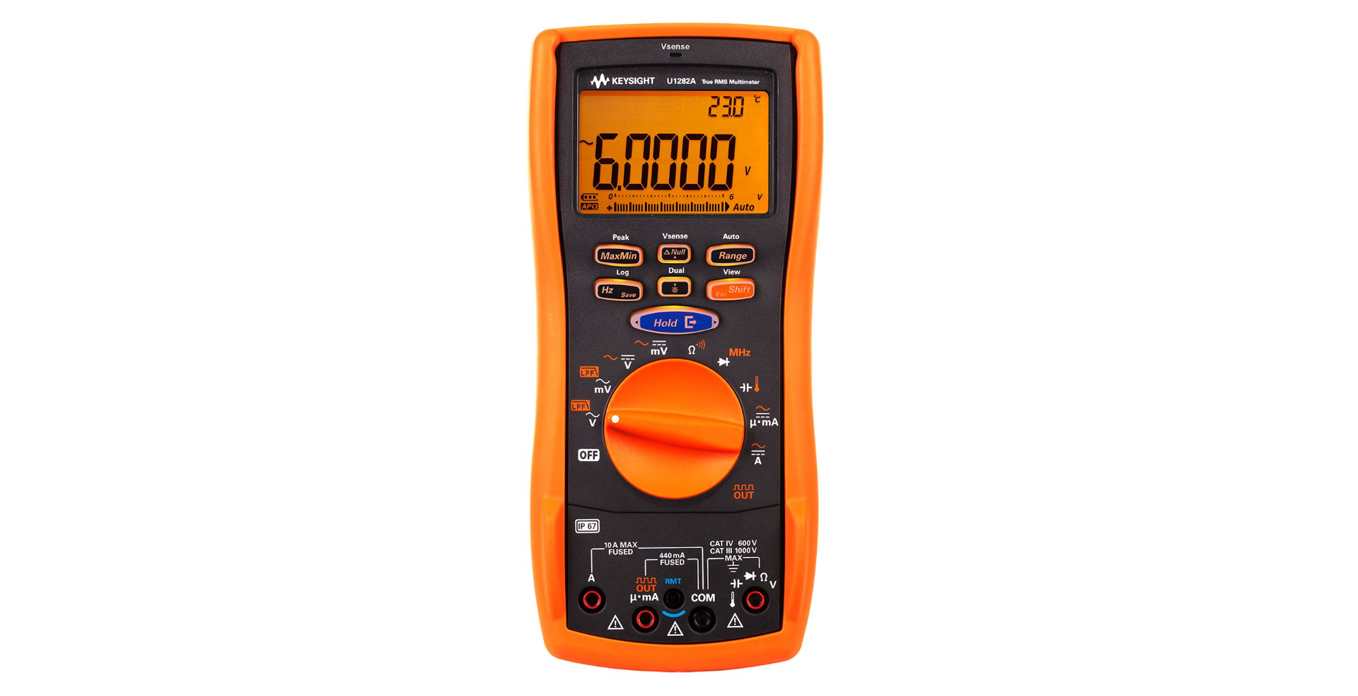 키사이트 U1282A 휴대형 디지털 멀티미터 4.5디지트 IP67