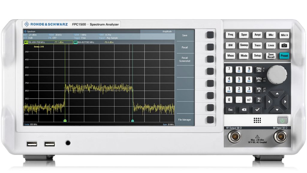 로데슈바르즈 R&S FPC1500 스펙트럼 분석기, TG, VNA